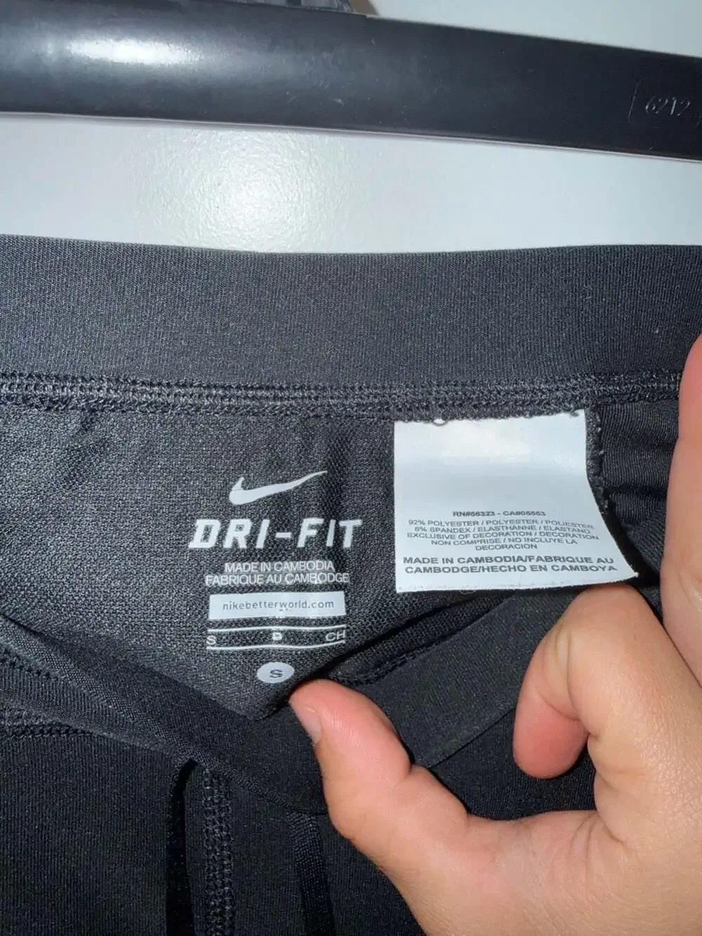 Nike Women's Dri-FIT Running Pants Black Size S 396754-011 - Picture 4 of 5